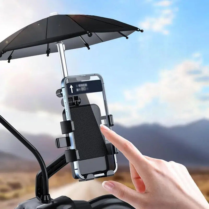 Skanto | Motorsykkel Telefonholder med Paraply