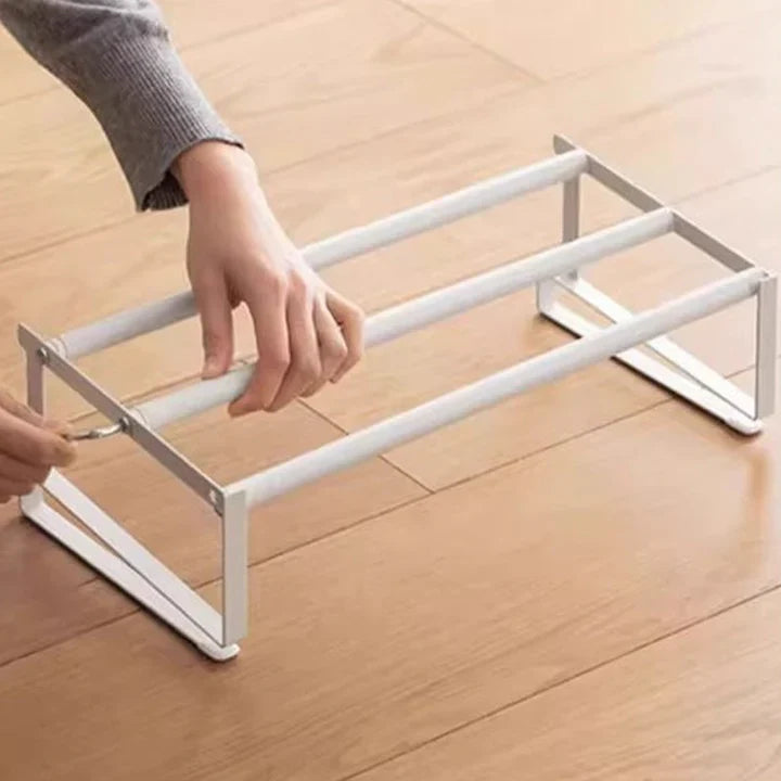 Under-hylle lagring uten boring – justerbar 30–50 cm | Skanto