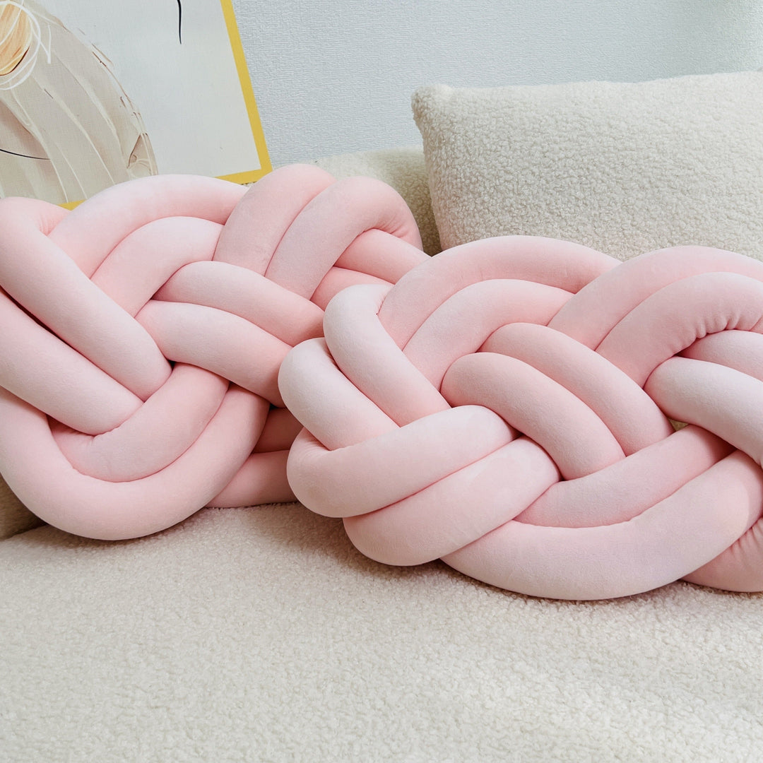 CozyPlush Set med 2 Plush Dekorative Puter – Myk Eleganse for Ditt Hjem Skanto