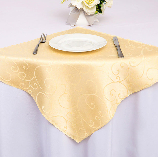 10stk Polyester Jacquard Bordduk Servietter Håndklær | Skanto
