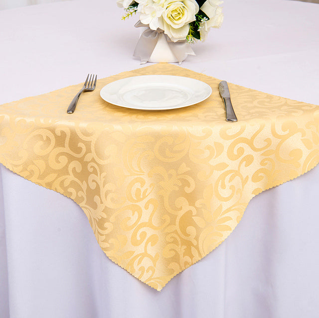10stk Polyester Jacquard Bordduk Servietter Håndklær | Skanto