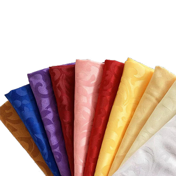 10stk Polyester Jacquard Bordduk Servietter Håndklær | Skanto