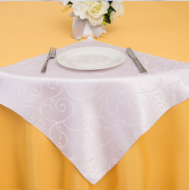 10stk Polyester Jacquard Bordduk Servietter Håndklær | Skanto