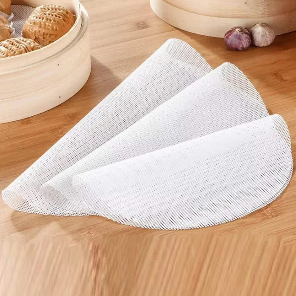 10Pcs Silikon Runde Dampere Liner Non-stick Gjenbrukbare Dehydrator Matter | Skanto