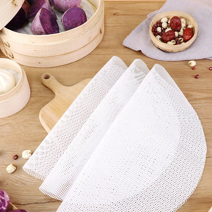 10Pcs Silikon Runde Dampere Liner Non-stick Gjenbrukbare Dehydrator Matter | Skanto