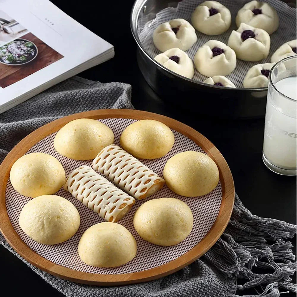 10Pcs Silikon Runde Dampere Liner Non-stick Gjenbrukbare Dehydrator Matter | Skanto