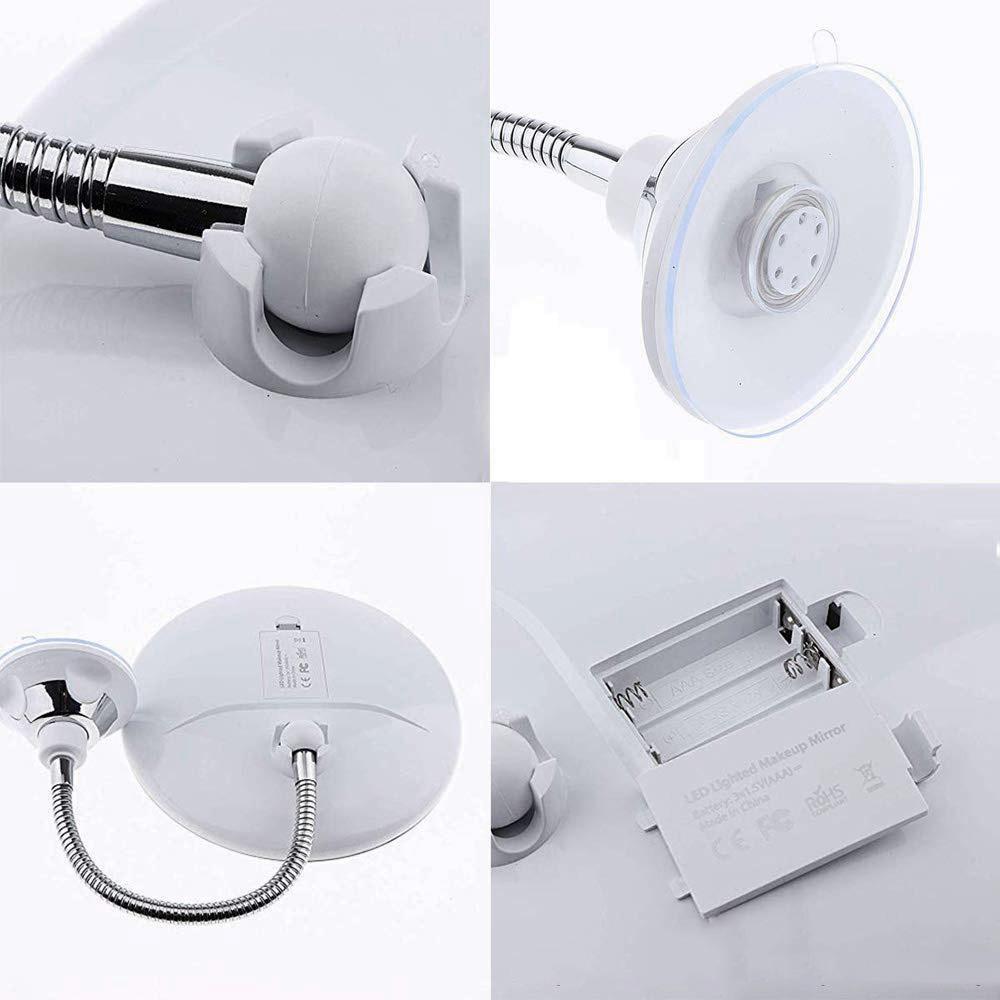 Skanto | 10x Zoom LED Smykkespeil