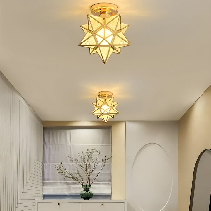 HaloStar Light – Elegant LED-stjernelampe for taket