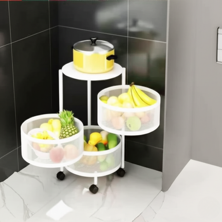 Skanto | 360° Roterende Multi-Layer Kjøkken Rundt Oppbevaringsstativ