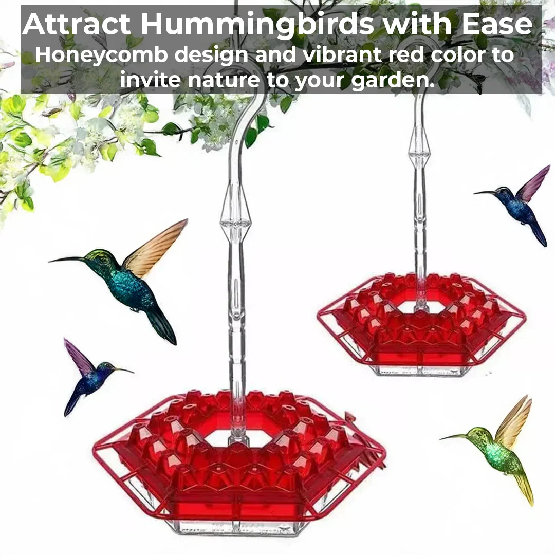 Skanto | Ant-Proof Kolibri Fôrmater med 30 Bie-Motstandsdyktige Porter