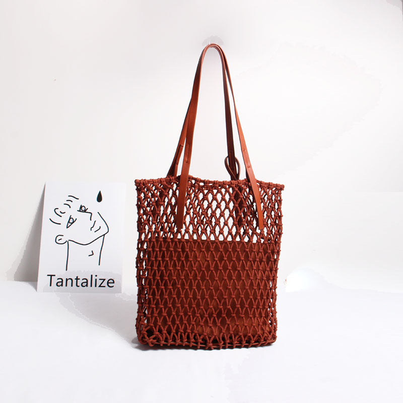 Handmade Macrame Tote Bag Skanto