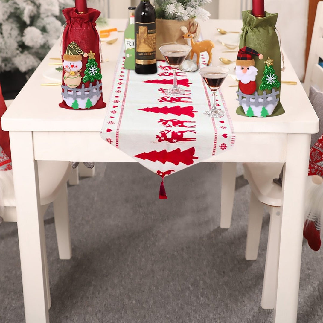 Skanto | Juleelg Snømann Bordtrekk God Jul Dekorasjoner