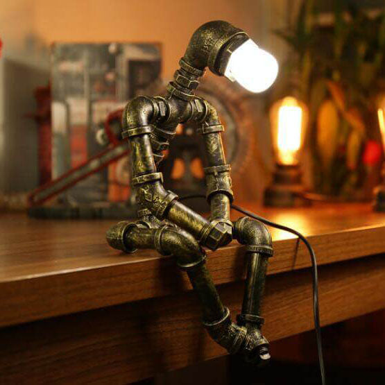Norvo | Retro Industriell Design 1-Lys Robot Bordlamper
