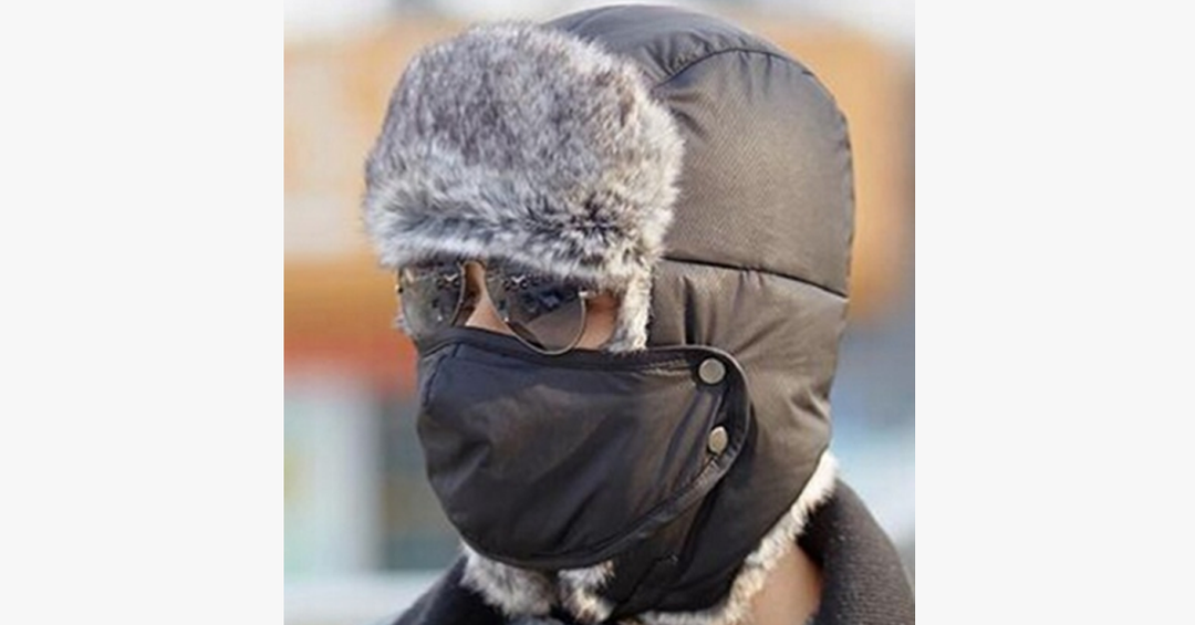 Skanto | Unisex Kaldt Vær Heldekkende Vinter Trooper Hatt