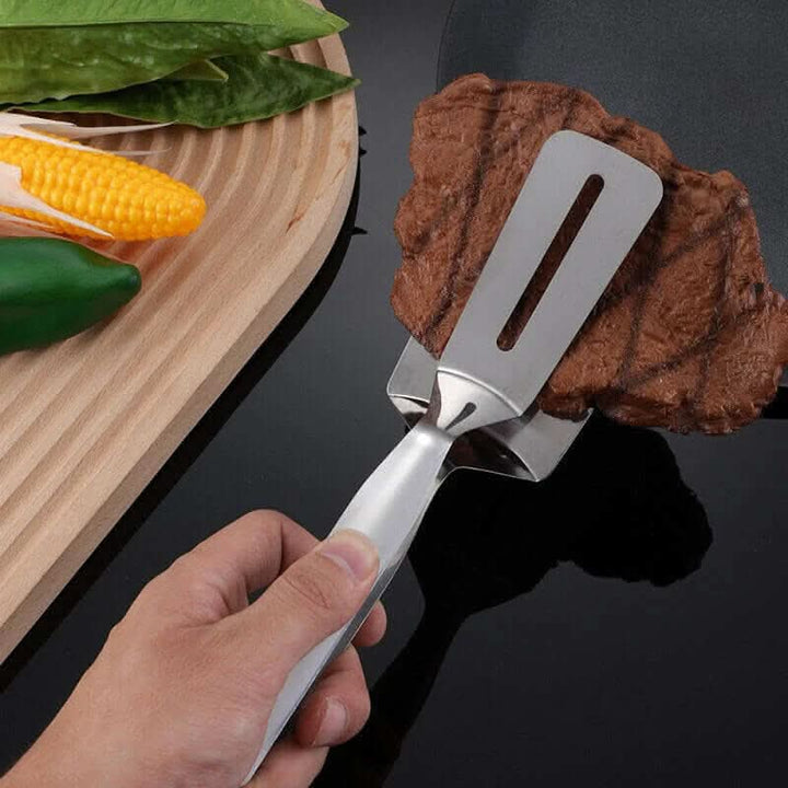 Skanto | Dobbeltsidig rustfritt stål grill- og stekespade