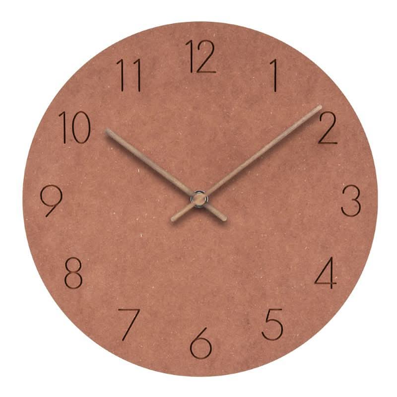 Geräuschlose Wanduhr im nordischen Stil für moderne Räume