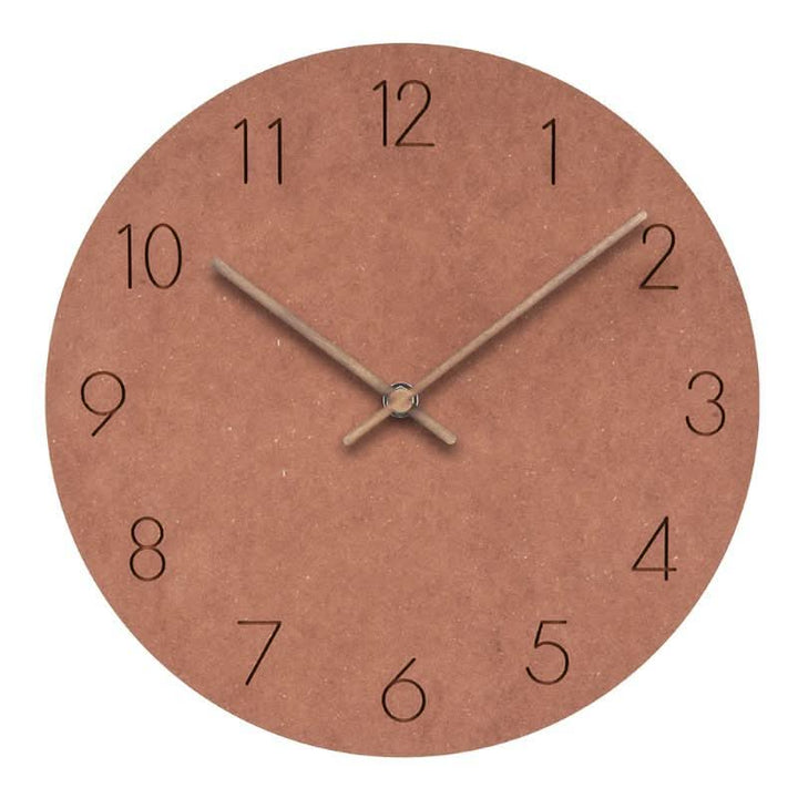 Geräuschlose Wanduhr im nordischen Stil für moderne Räume