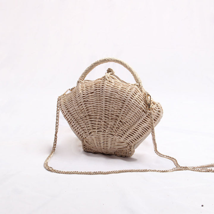 Handmade beach bag with organic design Skanto