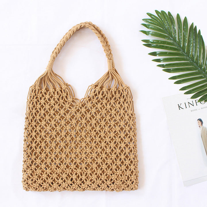 Heklet crossbody-veske Skanto
