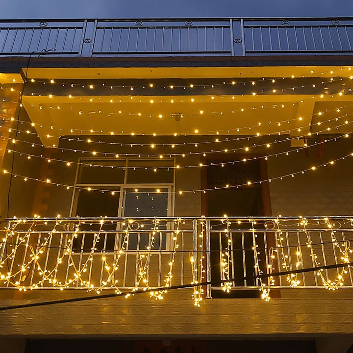 LED gardinlys for utendørsbruk – Vanntette eventyrlys for hage, balkong og terrasse | Skanto