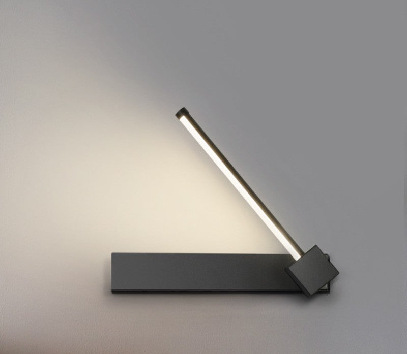 Skanto | LED Enkel Soverom Nattbord Vegglampe, med Tre Justerbare Lysmoduser, 330¬∞ Rotérbar og Minimalistisk Design, for Soverom, Stue, Kontor og Mer