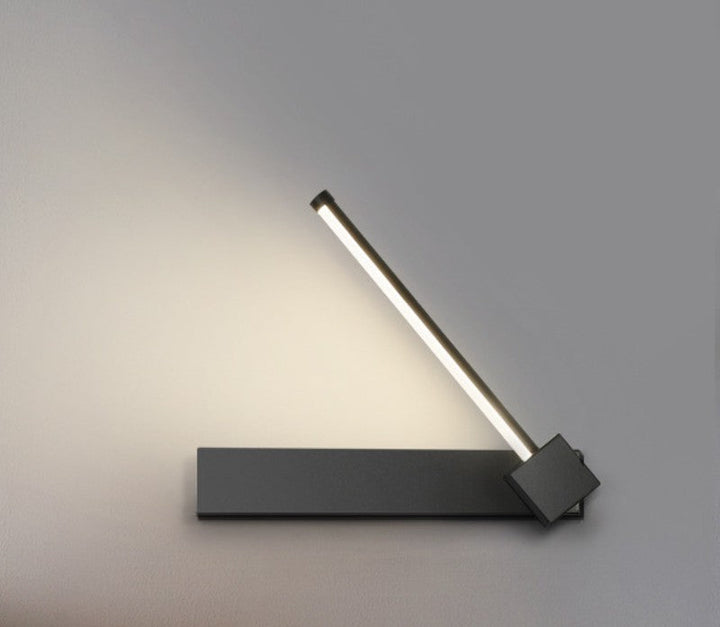 Skanto | LED Enkel Soverom Nattbord Vegglampe, med Tre Justerbare Lysmoduser, 330¬∞ Rotérbar og Minimalistisk Design, for Soverom, Stue, Kontor og Mer