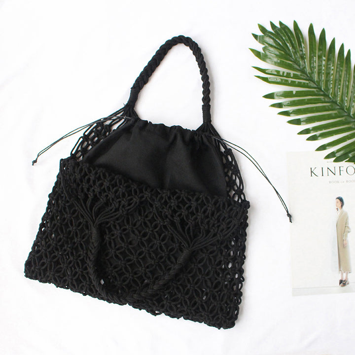Heklet crossbody-veske Skanto