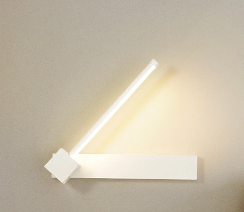 Skanto | LED Enkel Soverom Nattbord Vegglampe, med Tre Justerbare Lysmoduser, 330¬∞ Rotérbar og Minimalistisk Design, for Soverom, Stue, Kontor og Mer