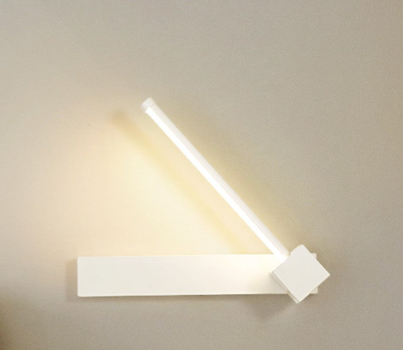 Skanto | LED Enkel Soverom Nattbord Vegglampe, med Tre Justerbare Lysmoduser, 330¬∞ Rotérbar og Minimalistisk Design, for Soverom, Stue, Kontor og Mer
