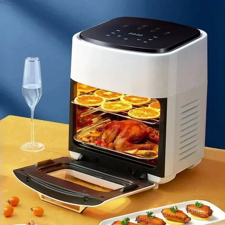 Skanto | 15 Liter Air Fryer Elektrisk Ovns.