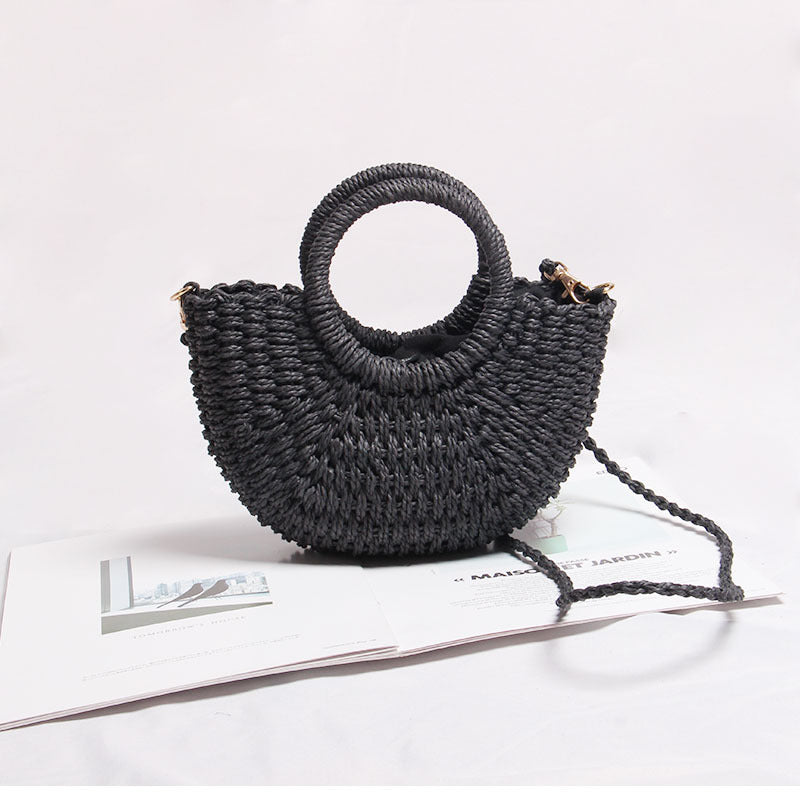 Handmade tote bag made of woven material Skanto
