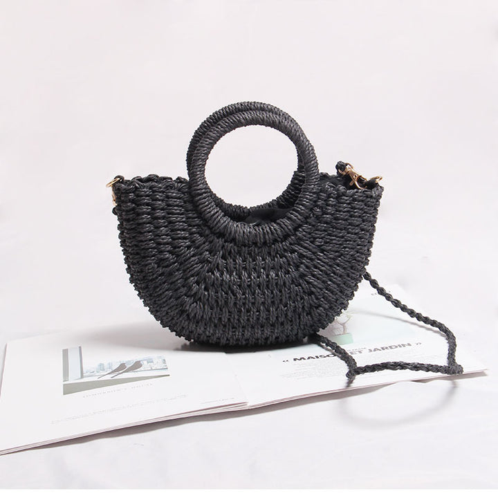 Handmade tote bag made of woven material Skanto