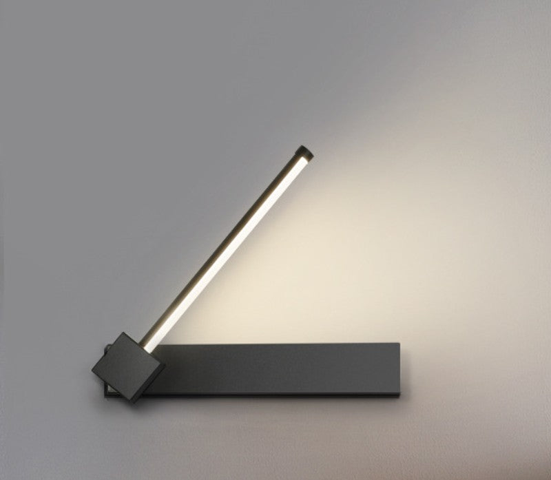 Skanto | LED Enkel Soverom Nattbord Vegglampe, med Tre Justerbare Lysmoduser, 330¬∞ Rotérbar og Minimalistisk Design, for Soverom, Stue, Kontor og Mer