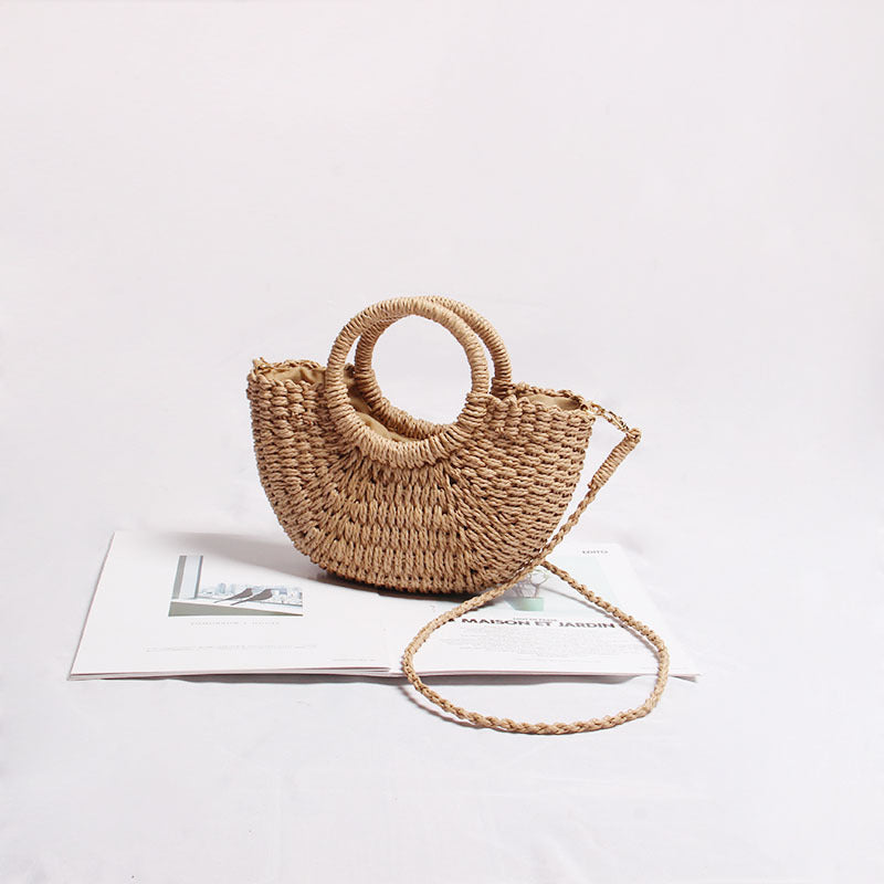 Handmade tote bag made of woven material Skanto