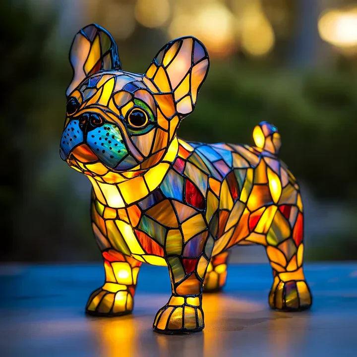 Lumidog Håndlaget Opplysende Hundelampe – Ambient Belysning og Gave | Skanto