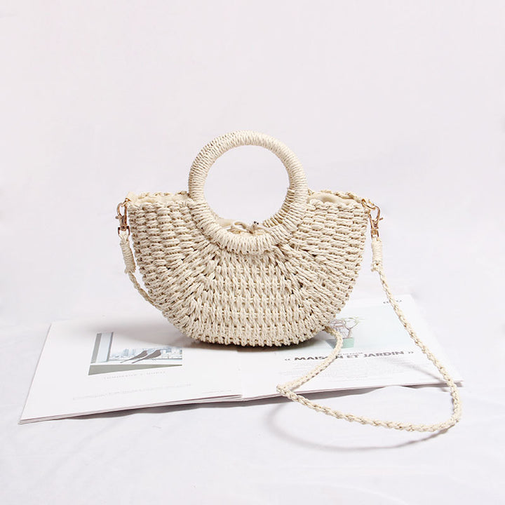 Handmade tote bag made of woven material Skanto