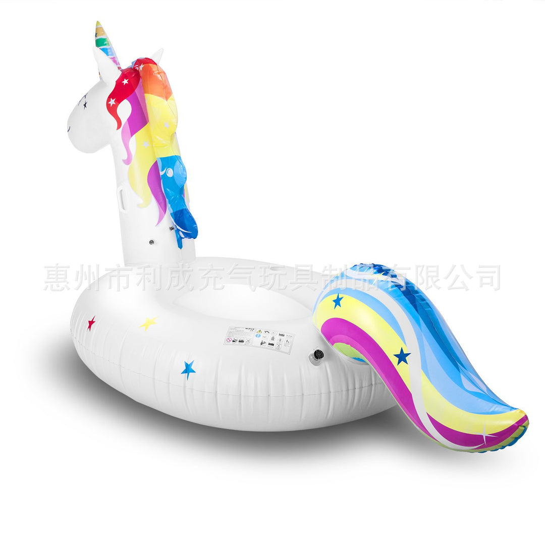 Damer oppblåsbar svømme leketøy i form av en unicorn Skanto