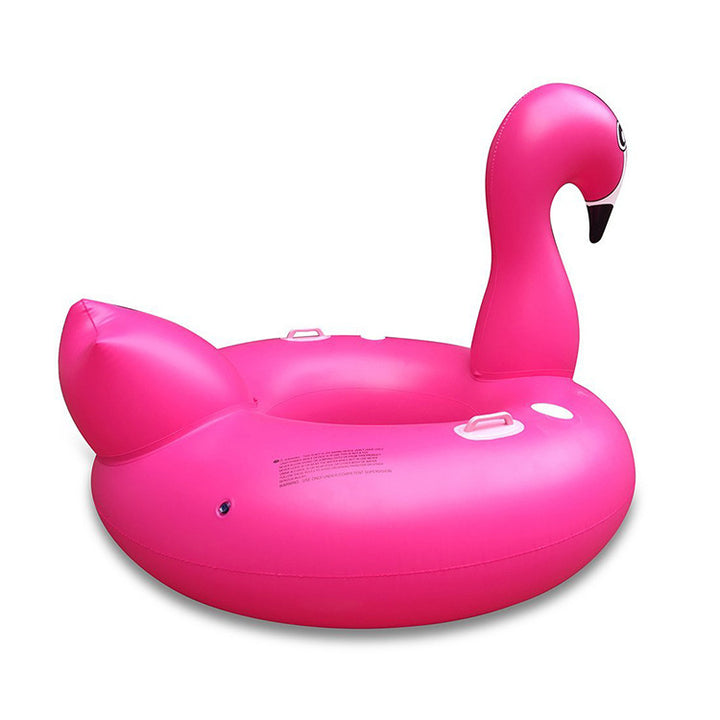 Kvinner oppblåsbar svømmende flamingo-bollelifte