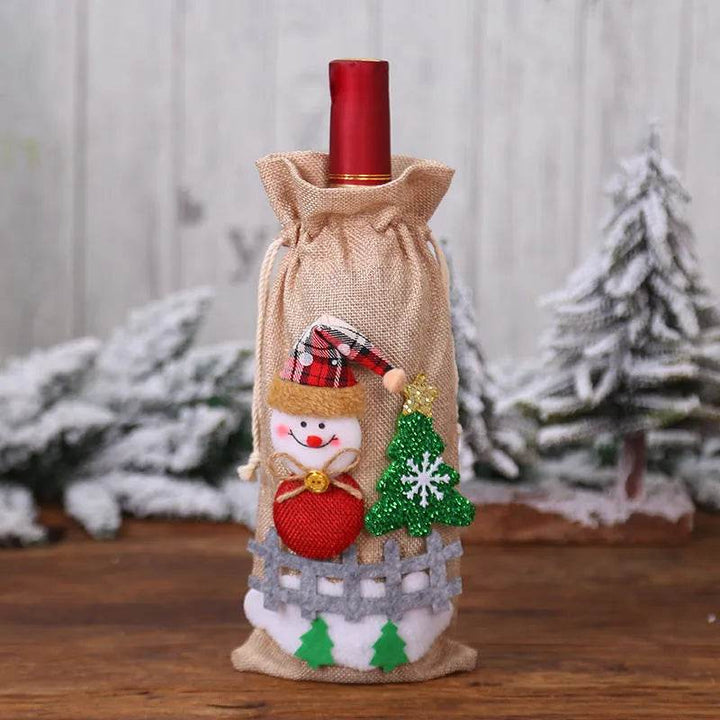 Skanto | Juledekorasjoner Julevinflaske Sokker