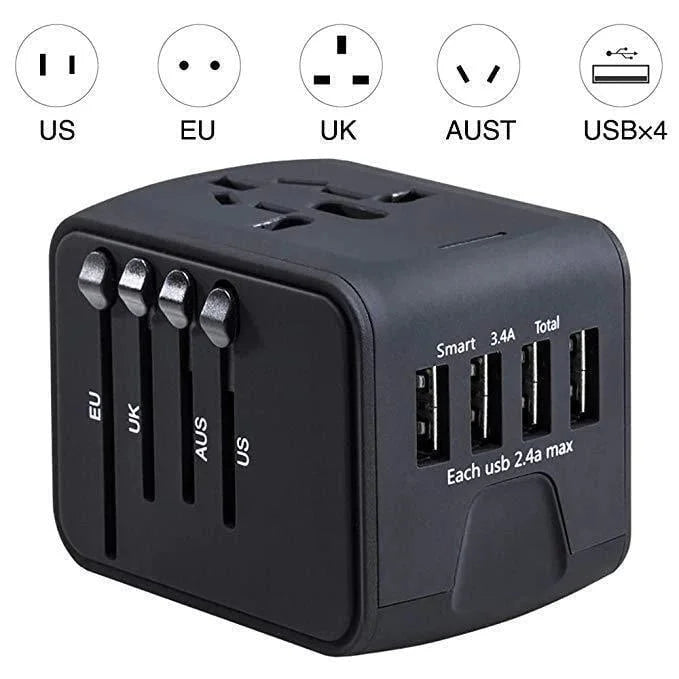 Skanto | Universal 100V-220V Smart Travel Adapter Spenningskonverter