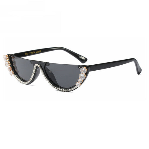 Dame Design-solbrille med glitrende aksenter Skanto