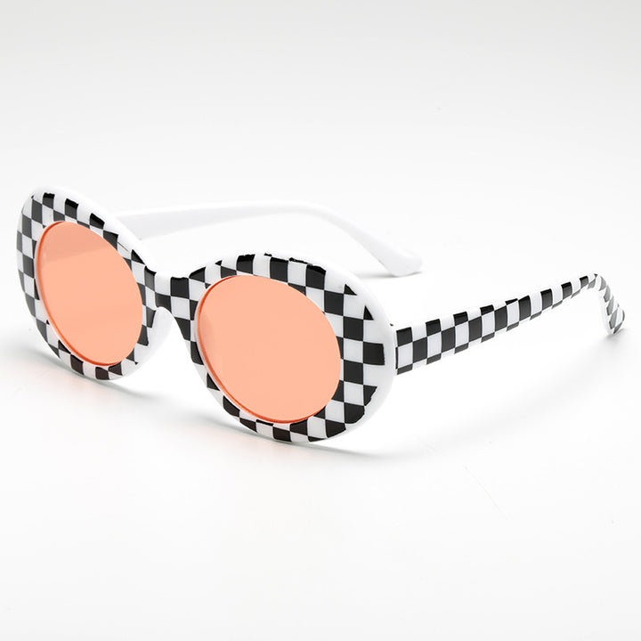 Damer fashionable oval solbriller Skanto