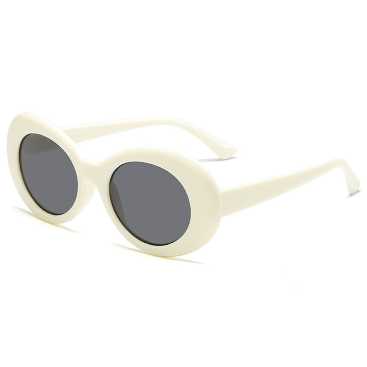Damer fashionable oval solbriller Skanto