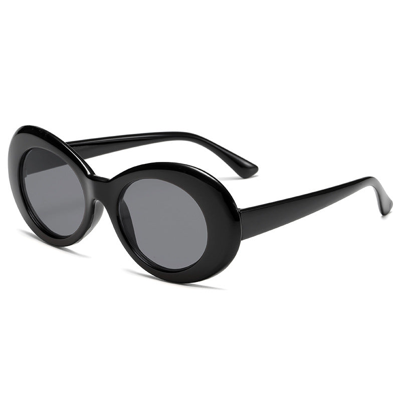 Damer fashionable oval solbriller Skanto
