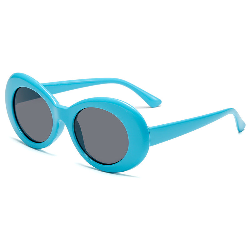 Damer fashionable oval solbriller Skanto