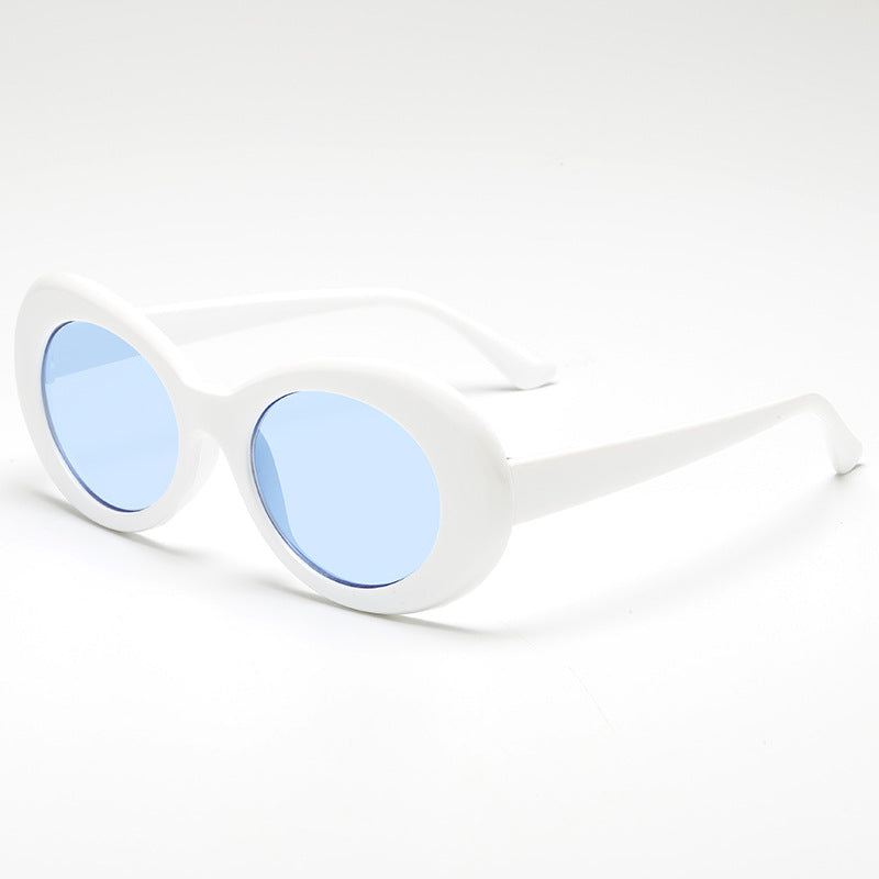 Damer fashionable oval solbriller Skanto