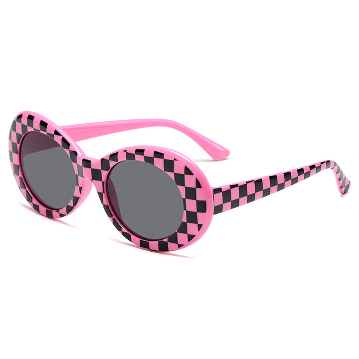 Damer fashionable oval solbriller Skanto
