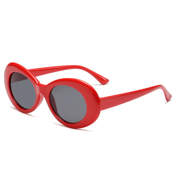 Damer fashionable oval solbriller Skanto