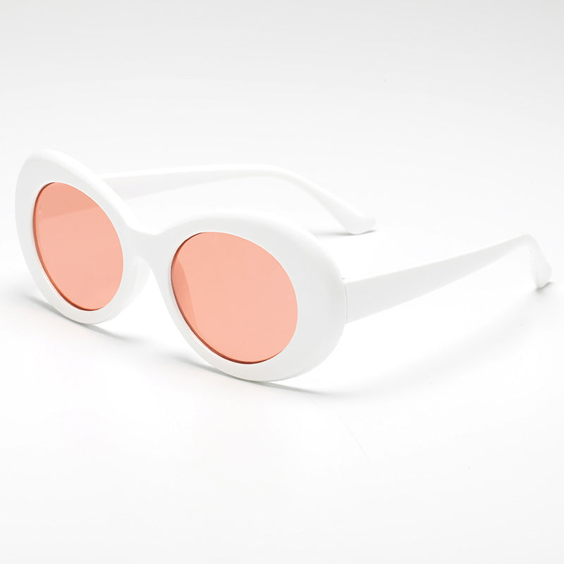 Damer fashionable oval solbriller Skanto