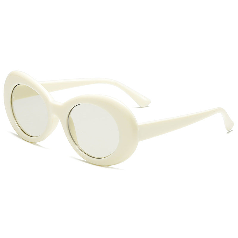 Damer fashionable oval solbriller Skanto